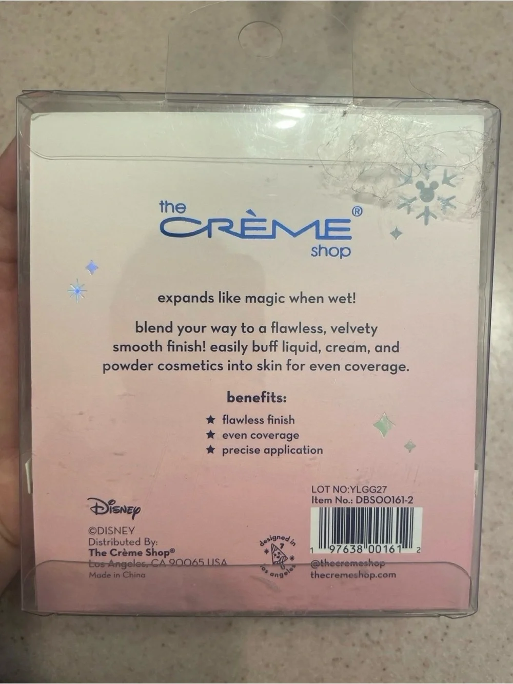 NIB The Crème Shop Mickey & Minnie Mouse Blending Sponge Duo Special Edition